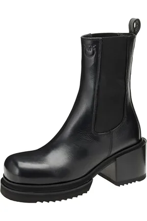 Pinko Damen Parry Kalbsleder Stiefelette, , 35 EU