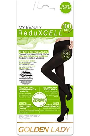 Golden Lady Goldenlady Damen Reduxcell 100 2p Halterlose Strümpfe, 100 DEN, , Large (Herstellergröße: 4 – L) (2er Pack)
