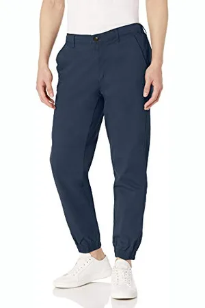 Amazon Herren Chino-Jogginghose Mit Geradem Schnitt, , M