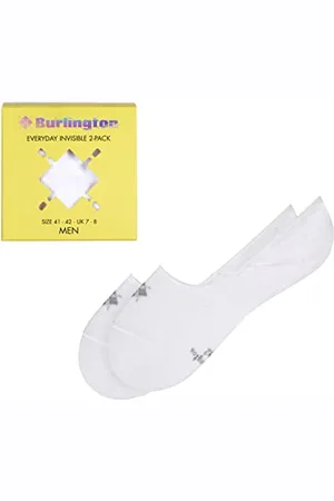 Burlington Herren Füßlinge Everyday Box Multipack M In Baumwolle unsichtbar einfarbig 2 Paar, , 39-40