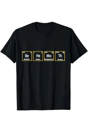 Behemoth Periodensystem Elemente Rechtschreibung T-Shirt