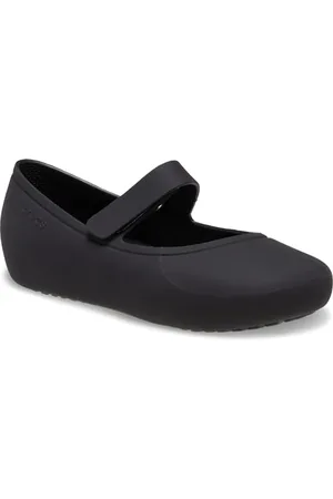 Crocs Unisex Kinder Brooklyn Mary Jane Flat T Flach, Black, 20/21 EU
