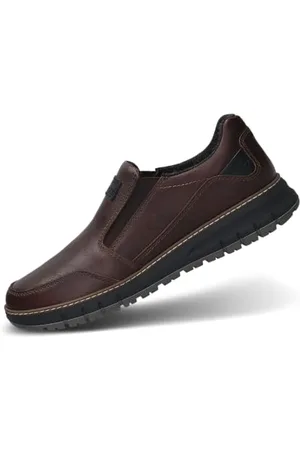 Bugatti Herren-321-AOP60-1500-6100-Slipper,Dark Brown,42