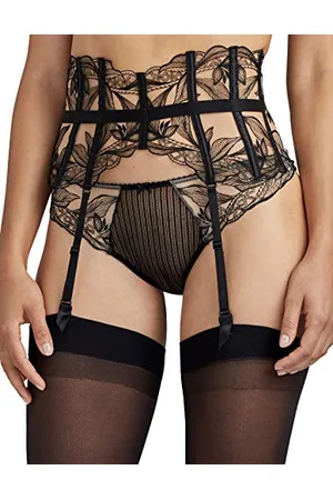 Aubade Taillengürtel FLEUR DE TATTOO, Größe: M, Farbe: Encre Noir, TB52