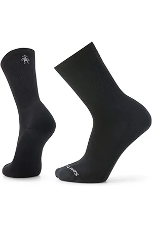 Smartwool Unisex Everyday Solid Rib Crew Socken, Noir