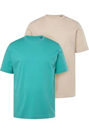 JP 1880 Herren große Größen Übergrößen Menswear L-8XL T-Shirts, Basic, 2er-Pack, Rundhals, bis 8XL L 702637738-L