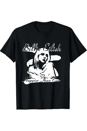 Billie Eilish Offizielles Happier Than Ever Black T-Shirt