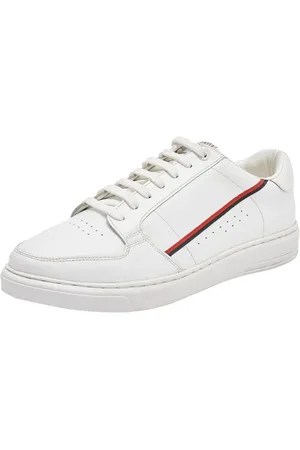 Dreimaster Herren Sneakers aus Leder, Weiss, 42 EU