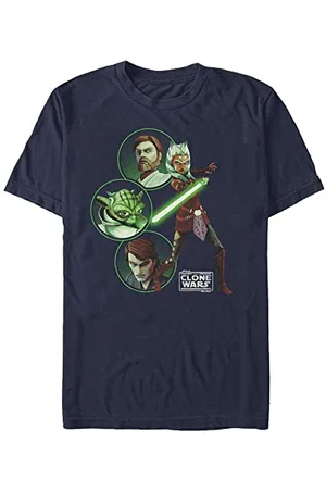 STAR WARS Unisex Light Side Group Organic Short Sleeve T-Shirt, , L