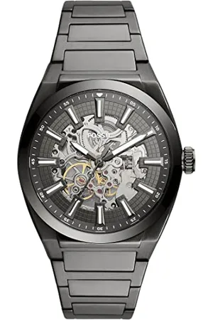 DKNY Fossil Herren Analog Automatik Uhr mit Edelstahl Armband ME3206