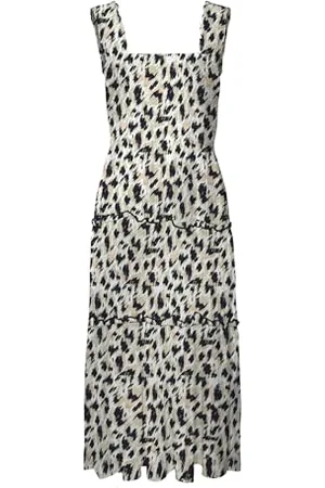 VERO MODA Damen Vmmenny Sl Smock Calf Dress WVN Ga Kleid, , S EU