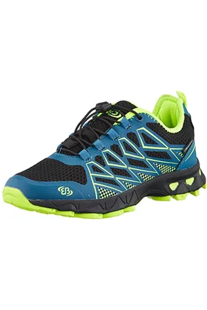 BRUTTING Unisex Mission Walkingschuhe, Petrol/schwarz/Lemon, 41 EU
