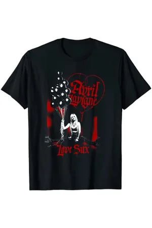 Avril lavigne Offizielle Love Sux Luftballons T-Shirt