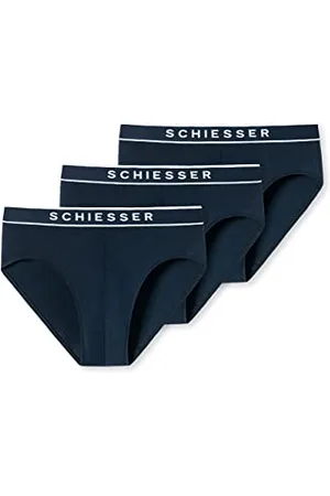 Schiesser Herren 3 PACK Slips Bio Baumwolle Multipack - 95/5 Organic, , 7/ XL