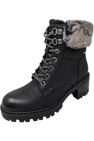 TOM TAILOR Damen 8490130003 Mode-Stiefel, Black, 36 EU