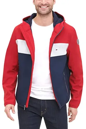 Tommy Hilfiger Herren Performance Softshelljacke mit Kapuze Shell-Jacke, , XX-Large