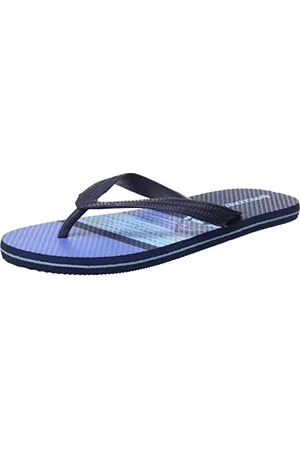 firefly Herren Madera Sandale, Blue Dark/AOP, 40 EU Schmal