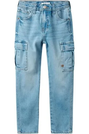 NAME IT Jungen Nkmsilas Tap Cargo Jeans 6650-Az Noos, , 158 EU