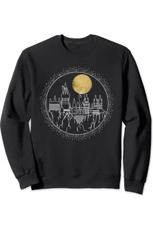 Harry Potter Hogwarts Full Moon Line Art Sweatshirt