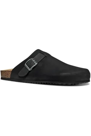 Geox Herren U Ghita C Slide Sandal, Black, 46 EU