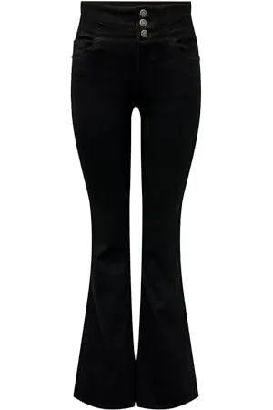 ONLY Damen Onlcheryl Hw Retro Flared Red DNM Bj Jeans, , 27W x 32L