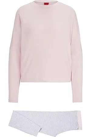 HUGO BOSS Damen Unite_Long Pyjama Set, , L EU