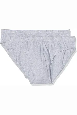 Lovable LVB Slip 100% Cotton Bi-pack Herren x2 , Grau , 6/XL