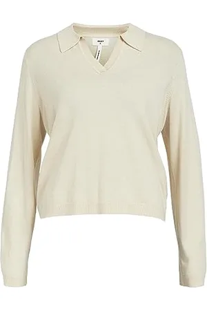Object OBJTHESS L/S V-Neck Knit Polo NOOS