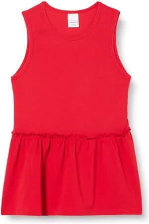 Green Cotton Mädchen Alfa Rib Top T-Shirt, , 110 EU