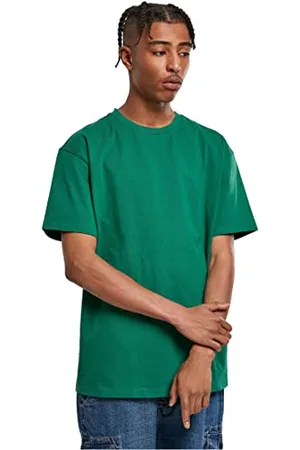 Urban classics Herren T-Shirt Heavy Oversized Tee, Oversized T-Shirt für Männer, Baumwolle, Rundhals, green, 3XL