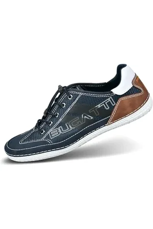 Bugatti Herren Modischer Casual-Sneaker mit Logo-Details und Flexibler Sohle, , 43 EU