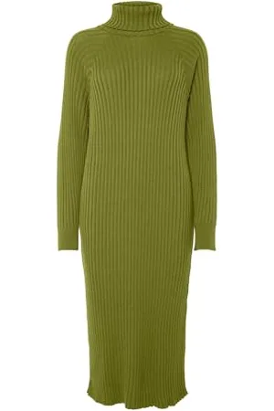 Y.A.S Damen mavi Knit Midi Rollneck Dress Noos, , S EU