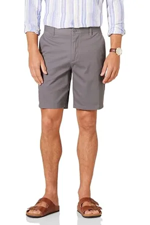 Amazon Herren 23 cm Lange Stretch-Chinohose mit schmaler Passform, , 31W