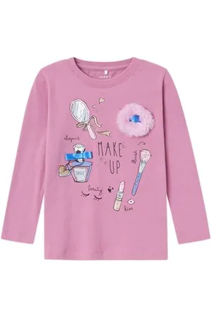NAME IT Mädchen Nmfrhea Nreg Top Box Langarmshirt, , 86 EU
