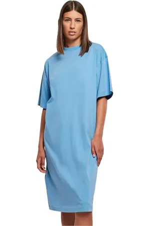 Urban classics Damen TB4792-Ladies Organic Long Oversized Tee Dress Kleid, , M