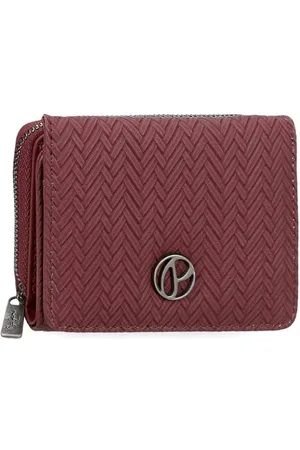Pepe Jeans Sprig Geldbörse mit Geldbörse, rot, 10 x 8 x 3 cm, Kunstleder von Joumma Bags, rot, Talla única, Geldbörse mit Münzfach