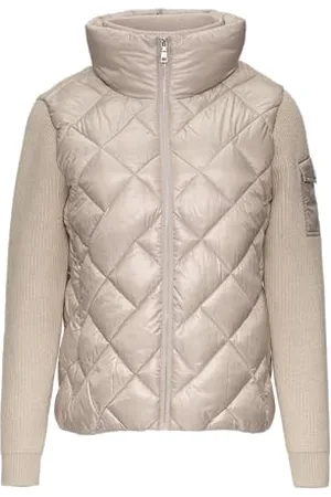 QS by s.Oliver Damen 2151599 Steppjacke im Fabric Mix, , 40