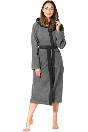 Ladeheid Damen Frottee Bademantel aus 100% Baumwolle LA40-191 ( , XL)