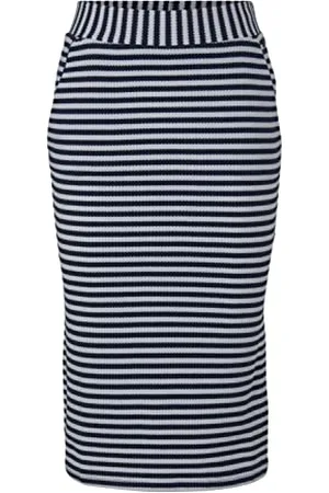 TOM TAILOR Damen Midi Rock aus Jersey 1030359, , 34
