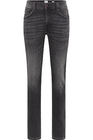 Mustang Herren Jeans Oregon Slim K - Slim Fit - Schwarz - Black Denim W28-W40, Größe:33W / 36L, Farbvariante:Black Denim 783