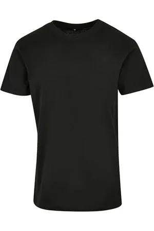Build Your Brand Herren BB010-Basic Round Neck T-Shirt, Black, XXL