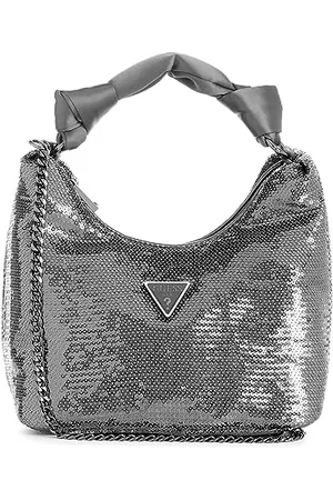 Guess Damen Velina Hobo Abend, Pailletten