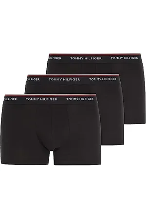 Tommy Hilfiger Herren Boxershorts Trunks Unterwäsche, Mehrfarbig (Black), S