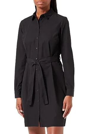 Pieces® Damen Pcnika Ls Shirt Tie Dress Noos Bc Cp, , XS