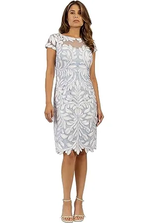 Apart APART Kurzes Allover aufwendig bestricktes Meshkleid, , 38