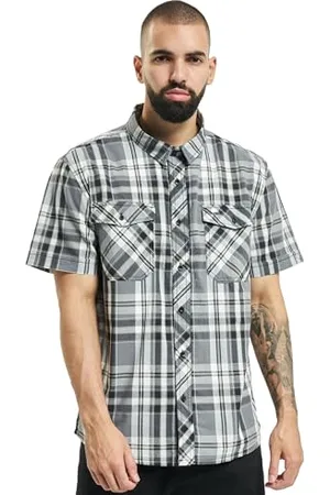 Brandit Herren Roadstar Shirt Short Sleeve Hemd, Schwarz-anthrazit, S