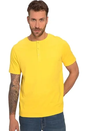 JP 1880 Herren Basic-Henley T-Shirt, , 5XL