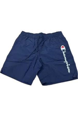 Champion Herren Legacy Icons Beachshorts-Crinkle Taslon Contrast Logo Bermuda Badehose, , Small