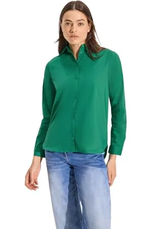 CECIL Damen B344983 Basic Bluse, , M