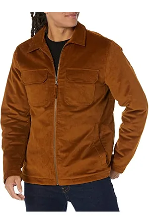 Amazon Herren Arbeitsjacke aus Cordstoff (erhältlich in Big & Tall), , S